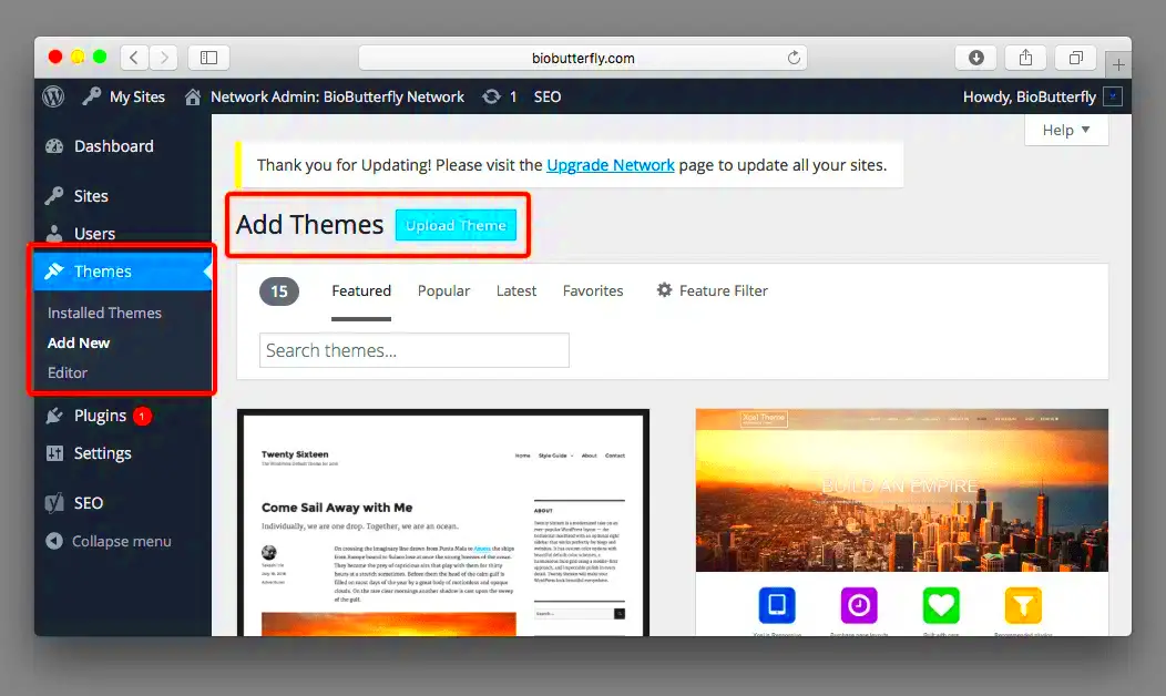 Troubleshooting Pattern Upload Issues in WordPress Themes