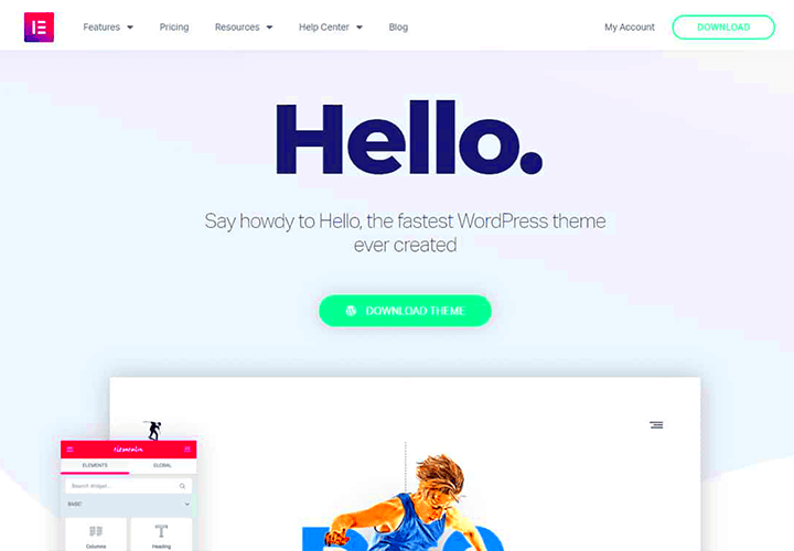 Free Hello Elementor WordPress Theme Download  BlogWings