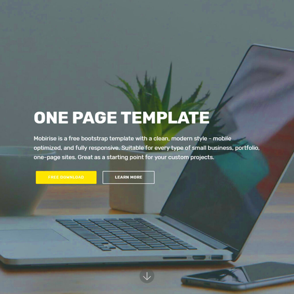 Free Bootstrap 4 Template 2021