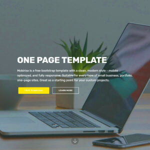 Explore Free Bootstrap Templates and Themes for Responsive Designs