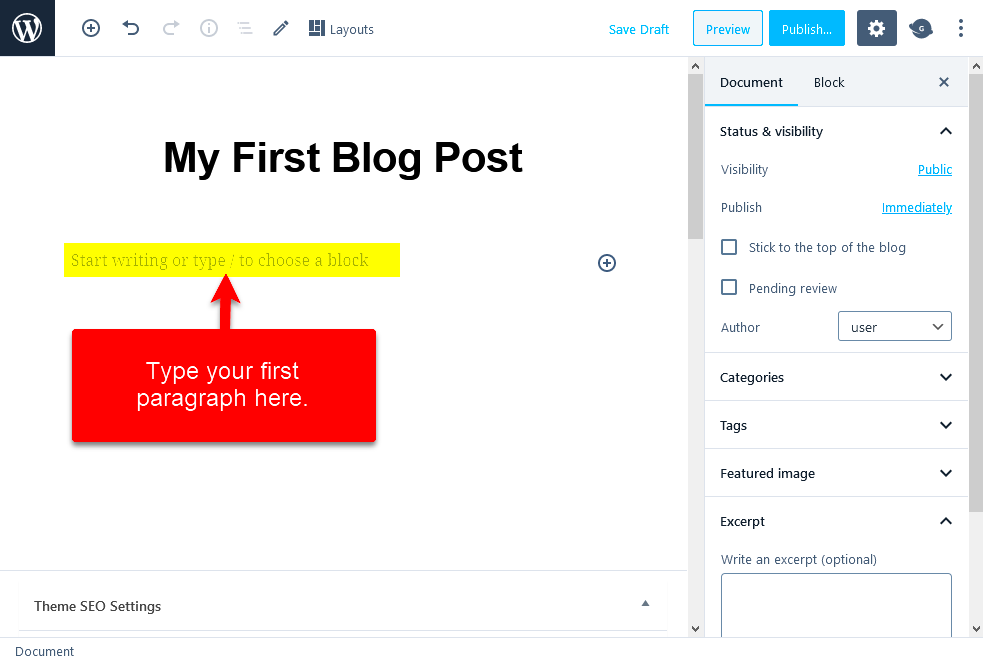 How to Write and Publish a WordPress Post Using the New Block Editor