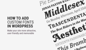 How to Add Custom Fonts to Your WordPress Theme