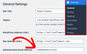 How to Change the WordPress Admin Email Address